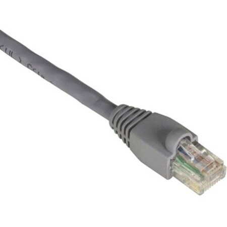 12Ft Gray Cat5E Patch Cable, Utp Snagless